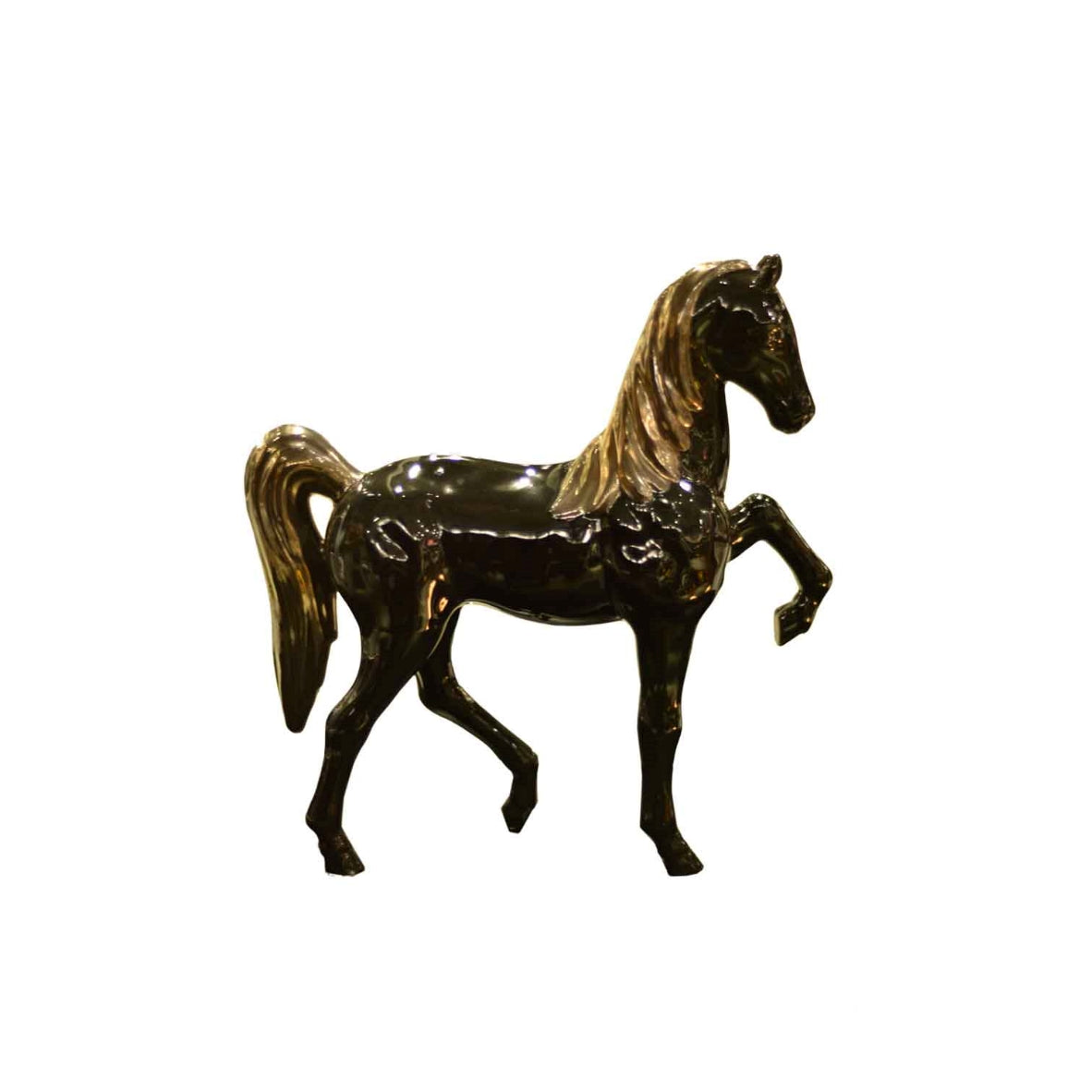 Black & Golden Horse Décor Piece 2