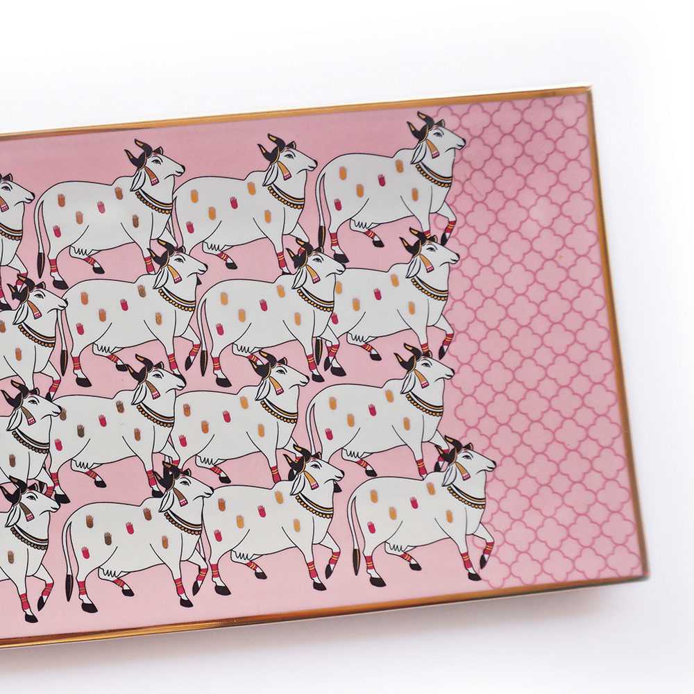 Pichwai Designer Plate 2