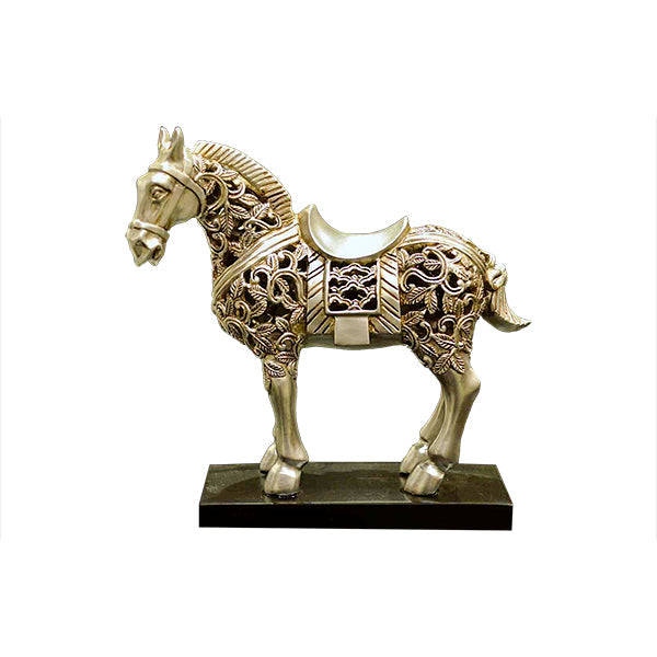 Antique Carved Horse Showpiece