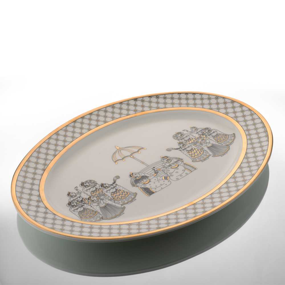 Byah Oval Designer Plate