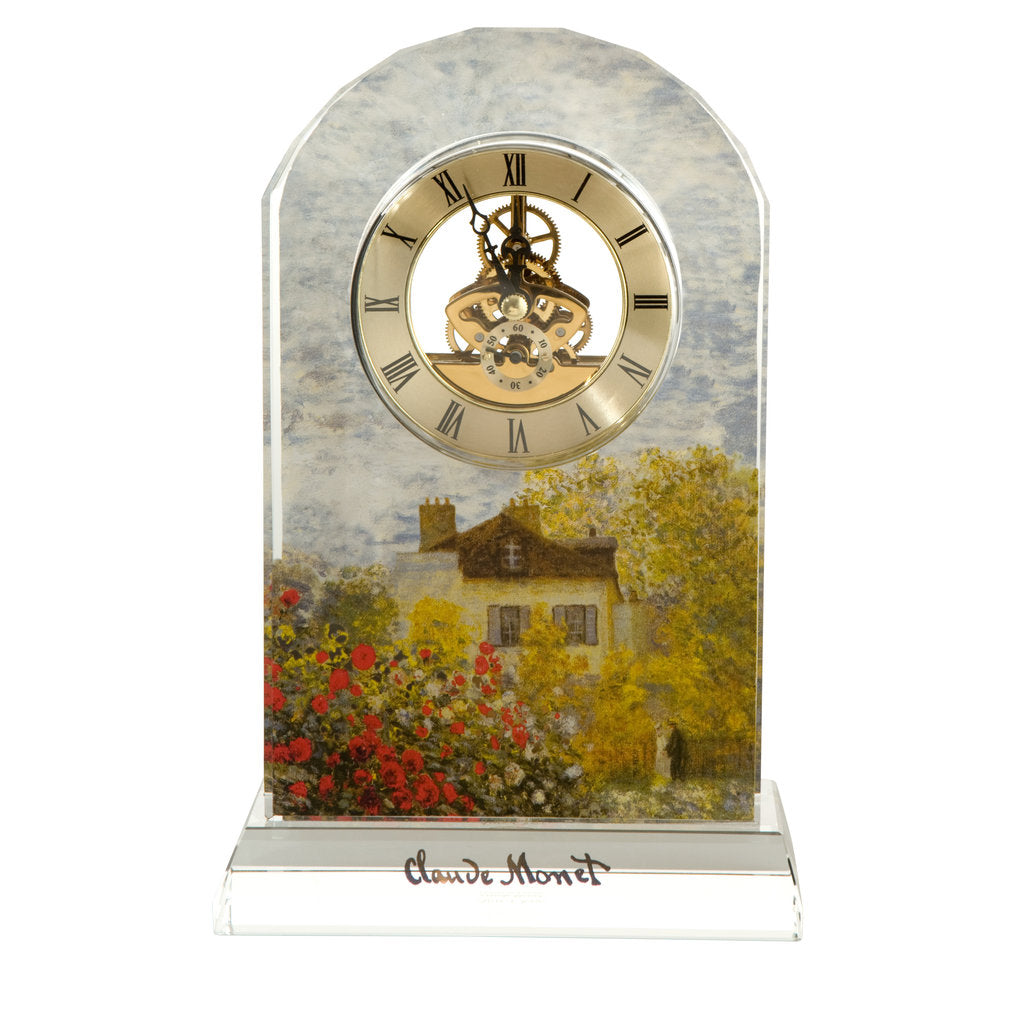 Claude Monet The Artist's House Desk Clock