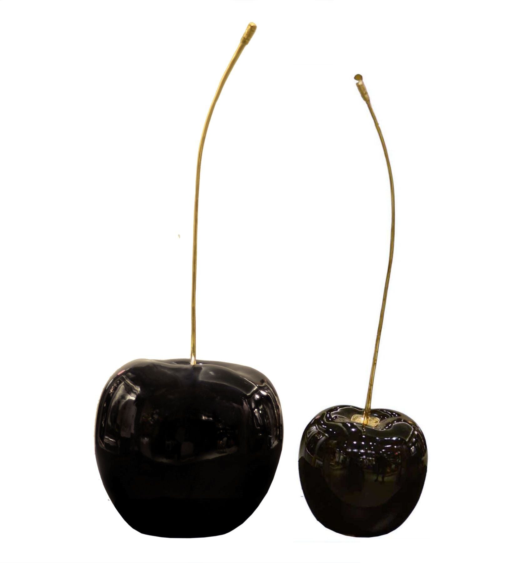 Glossy Black Cherry with Golden Stick Set