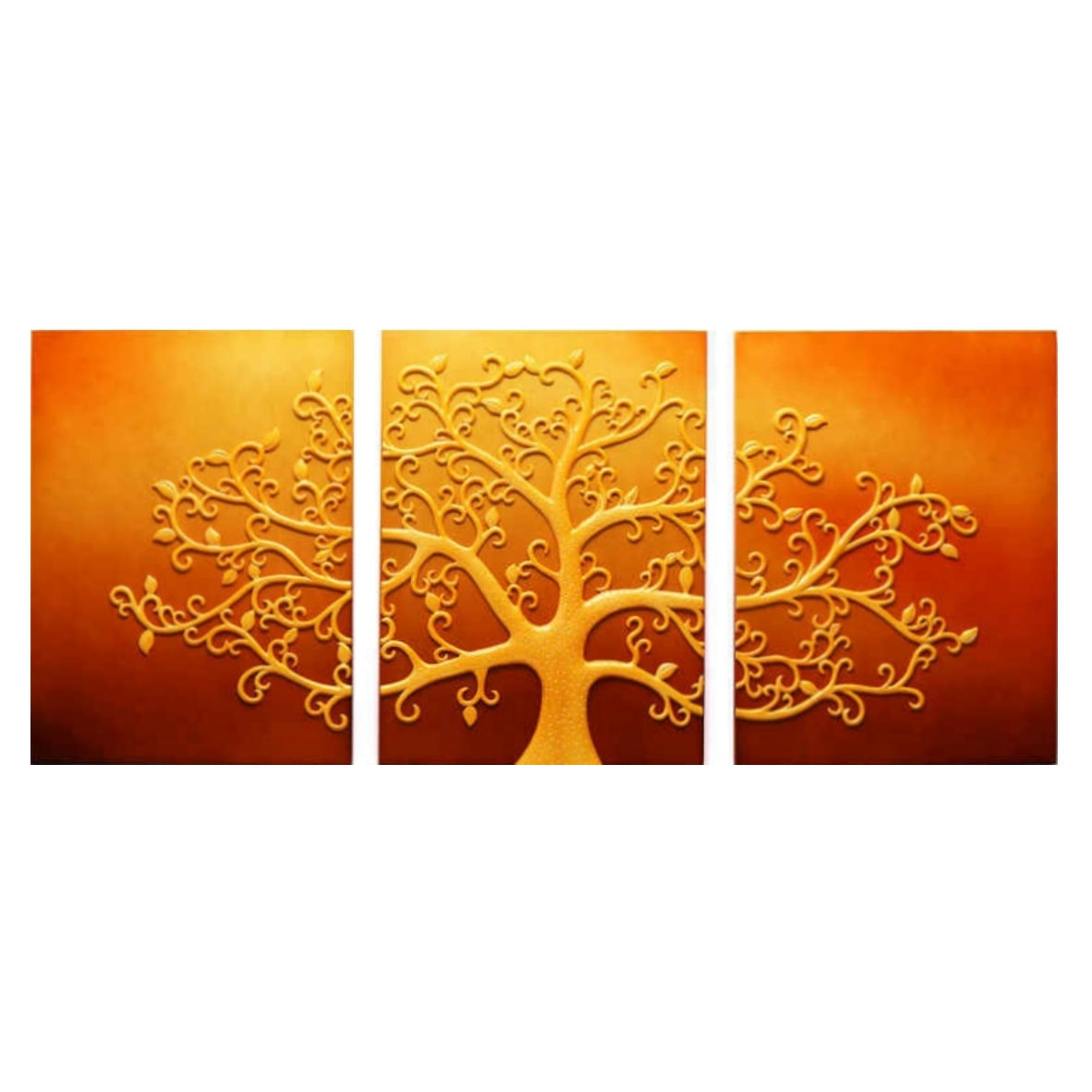 Golden Tree 3D Wall Art