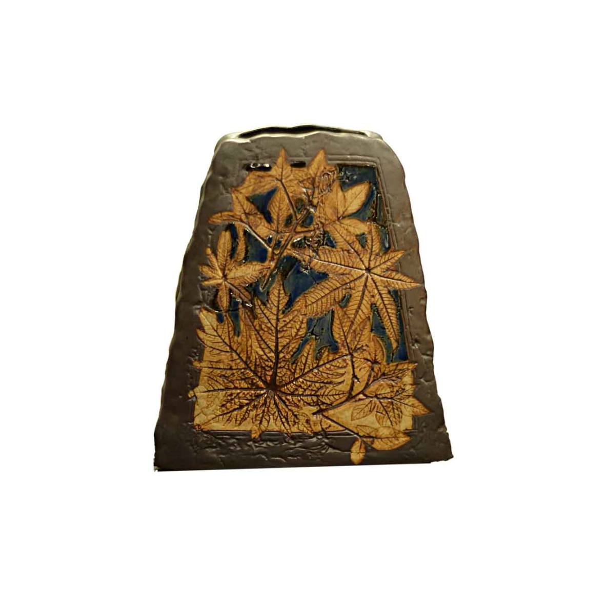 Handcrafted Tenmoku Decorative Vase