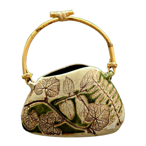 Handcrafted Tenmoku Purse Showpiece