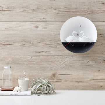 Haoshi Waterbird X Clock - Swan01