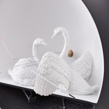 Haoshi Waterbird X Clock - Swan02