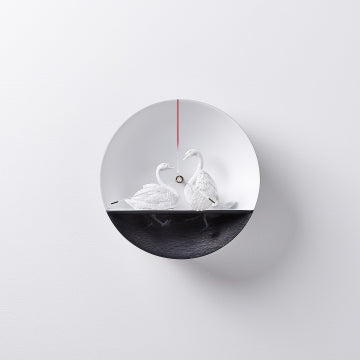 Haoshi Waterbird X Clock - Swan02