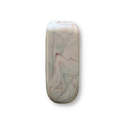 Pink Marble finish Glass Vase