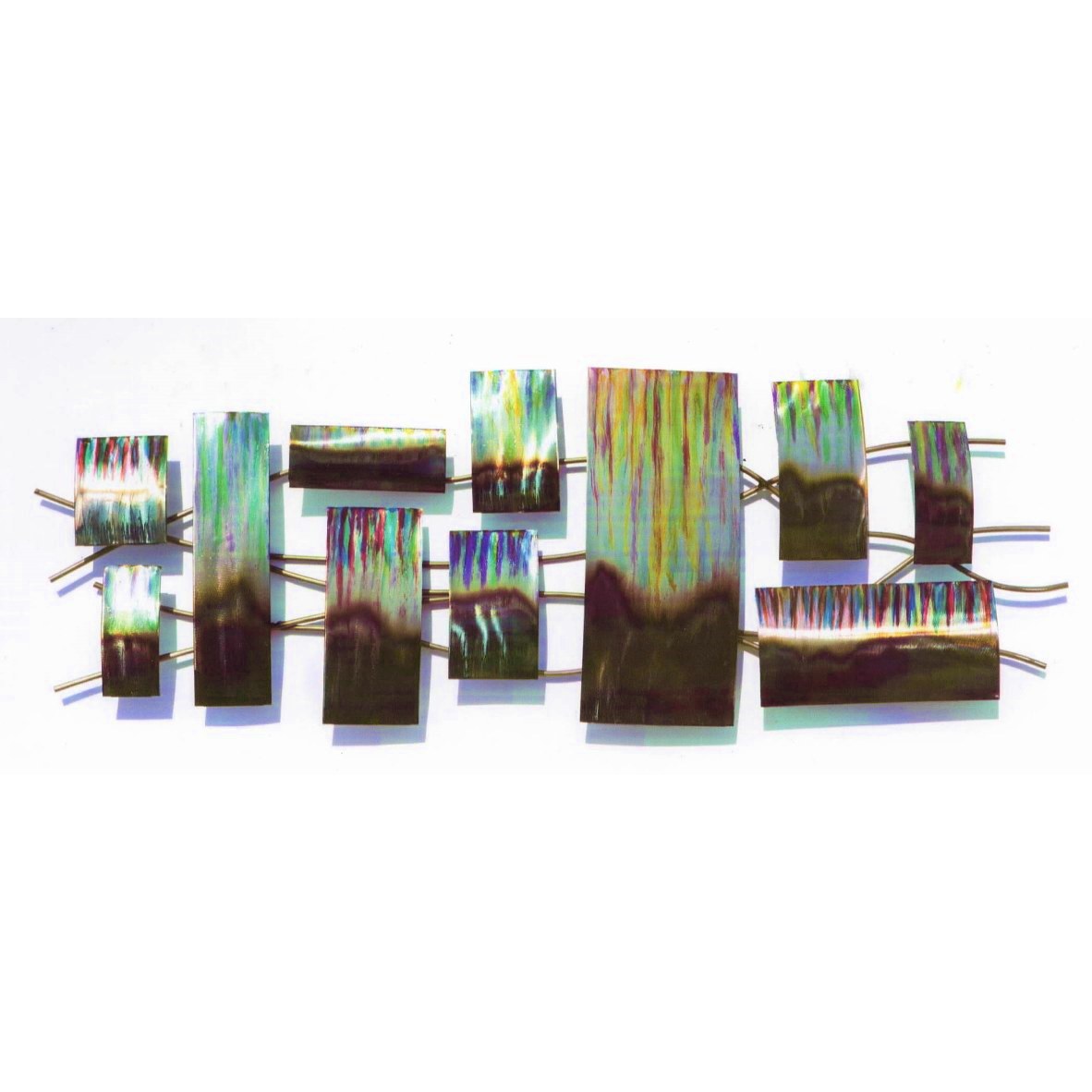 Rectangle Patch Metal Art