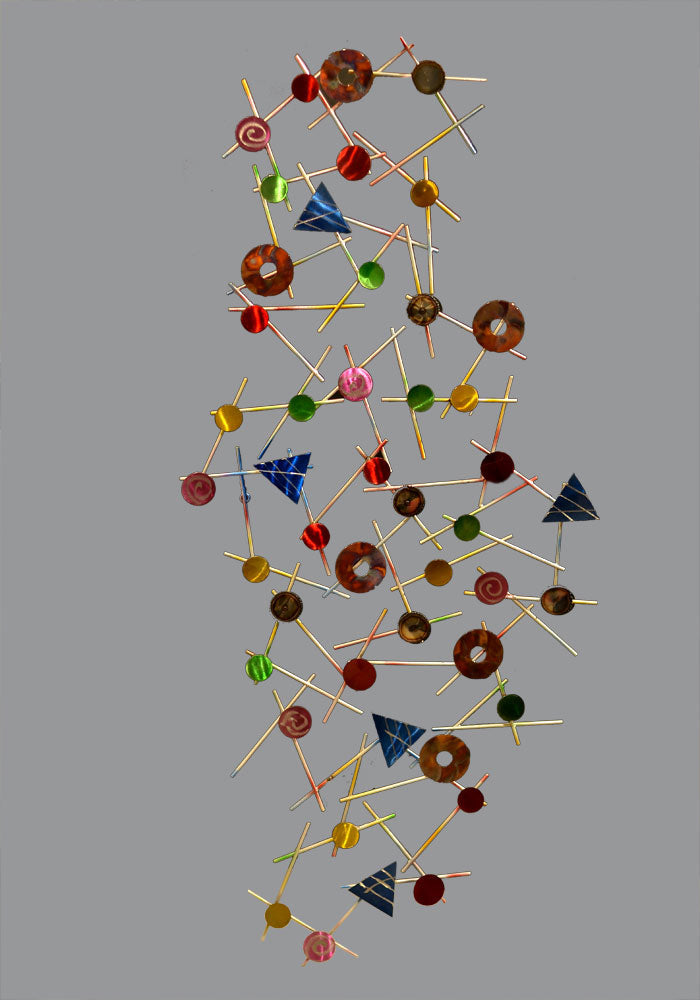Triangles & Circles Metal Art