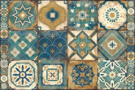 Moroccan Tiles Blue