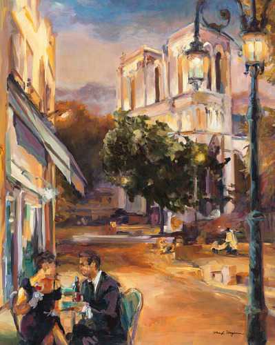 Twilight Time in Paris Crop