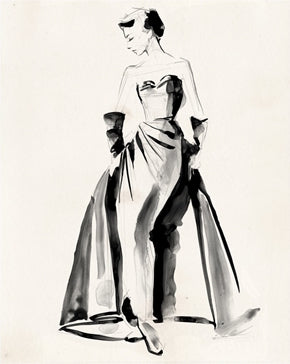 Vintage Costume Sketch 1