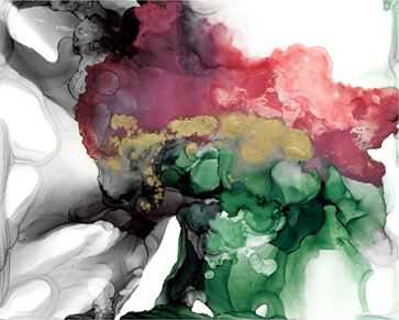 Emerald & Coral Expression 1