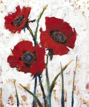 Red Poppy Fresco 1