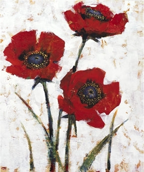 Red Poppy Fresco 2