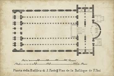 Plan for the Basilica at St. Paul's