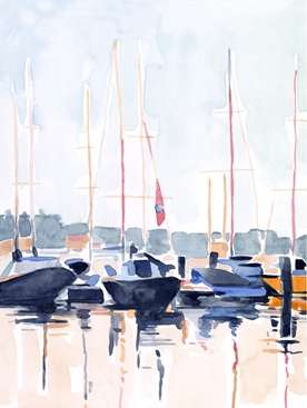Watercolor Boat Club 2