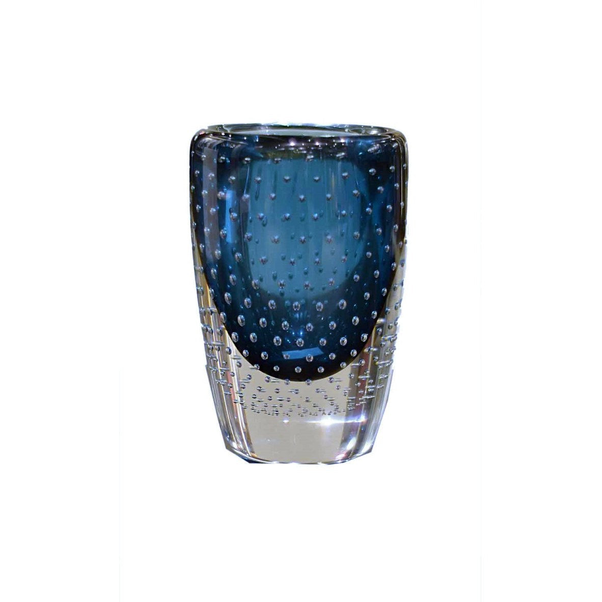 Blue Bubble Textured Vase 4