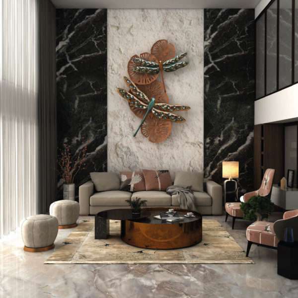 Dragon Fly on Flower