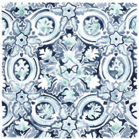 Azure Mosaic Tile 1
