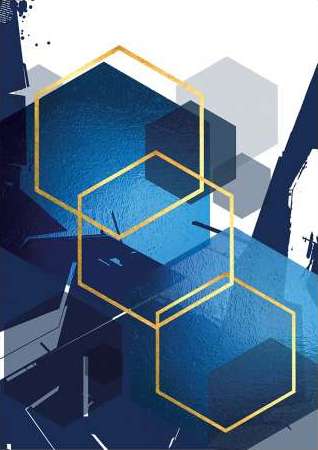 Indigo Abstract 1