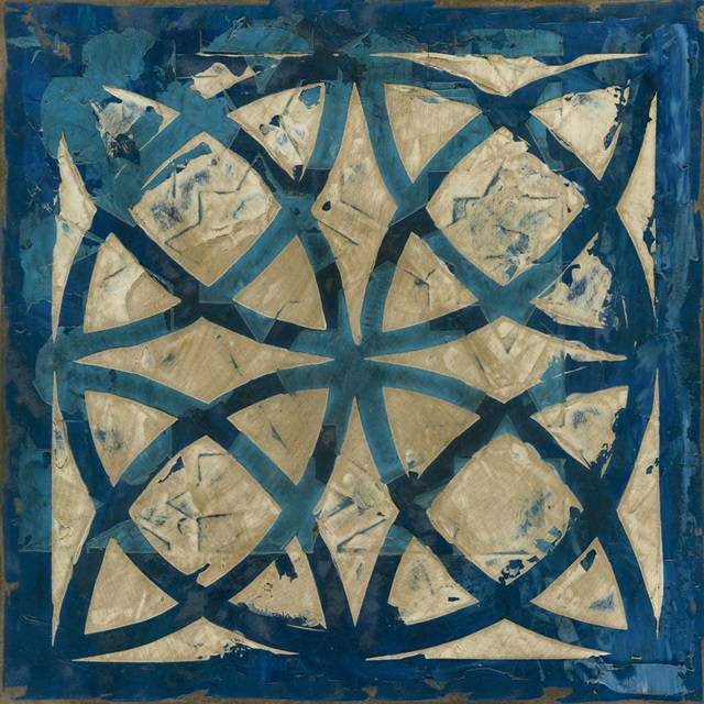 Stained Glass Indigo IV