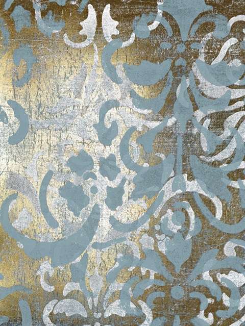 Foil Damask Over Gold III