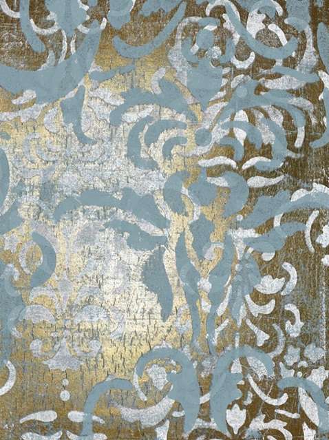 Foil Damask Over Gold IV
