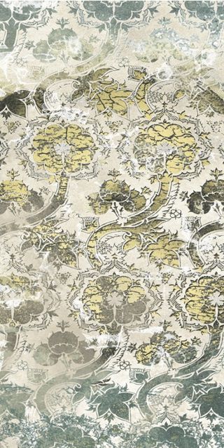 Gilded Emerald Textile II