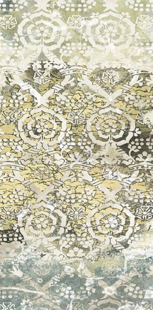 Gilded Emerald Textile III