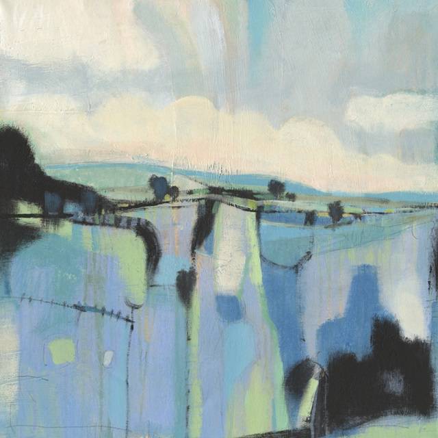 Abstract Shades of Blue I