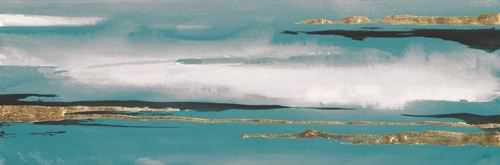 Gilded Storm 1 Teal Grey