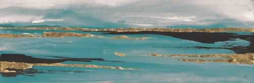 Gilded Storm 2 Teal Grey
