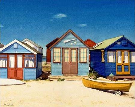 Three Beach Huts