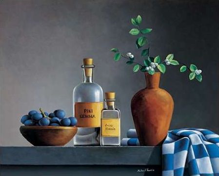 Stillife with bottles