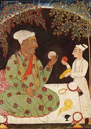 Portrait of Raja Dhiraj Pal of Basholi