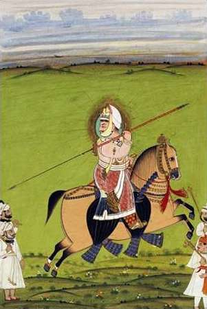 Equestrian Portrait of Maharana Jawan Singh