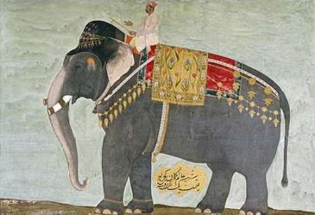 Portrait of The Elephant Alam-Guman Gajraj