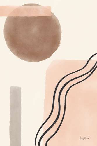 Geo Abstract 2 Neutral Pink