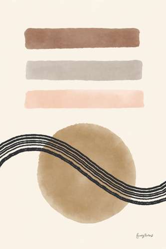 Geo Abstract 4 Neutral Pink