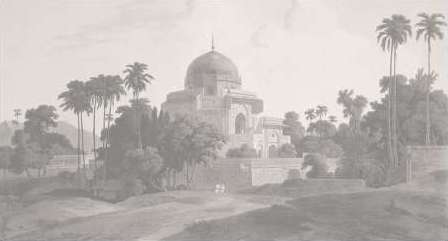 Mausoleum at Chunar Gur, Sepia