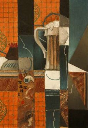 Playing Cards and Glass of Beer