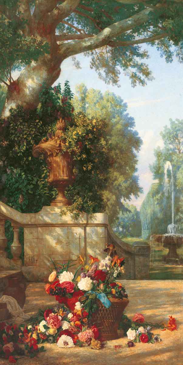 Panneau décoratif á le corveil fleurie