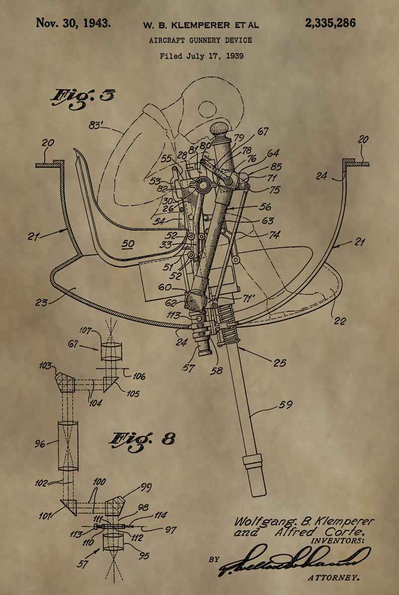 Aircraft Gunnery Device, 1939