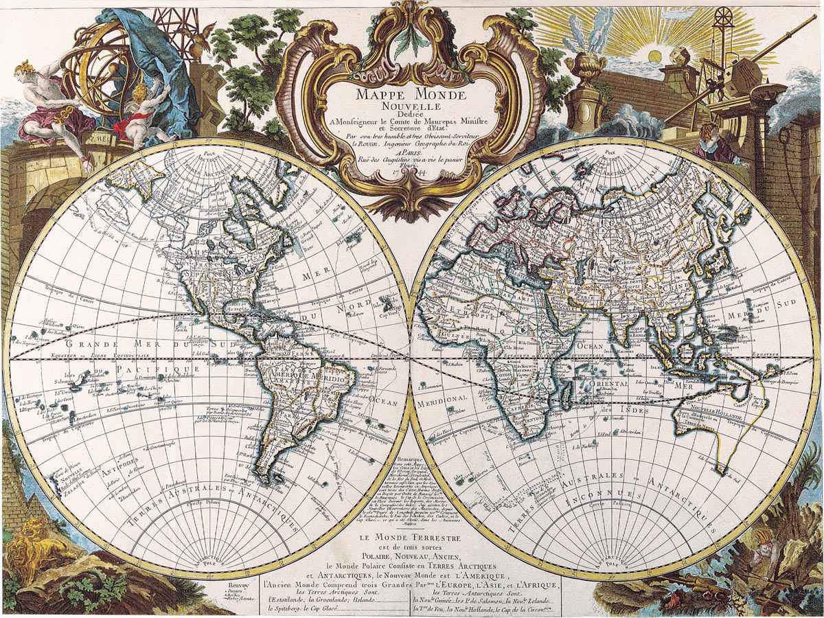 Mappe Monde-1744