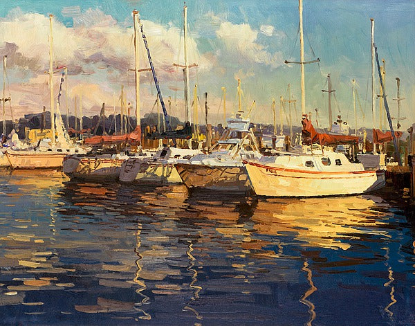 Boats on Glassy Harbor