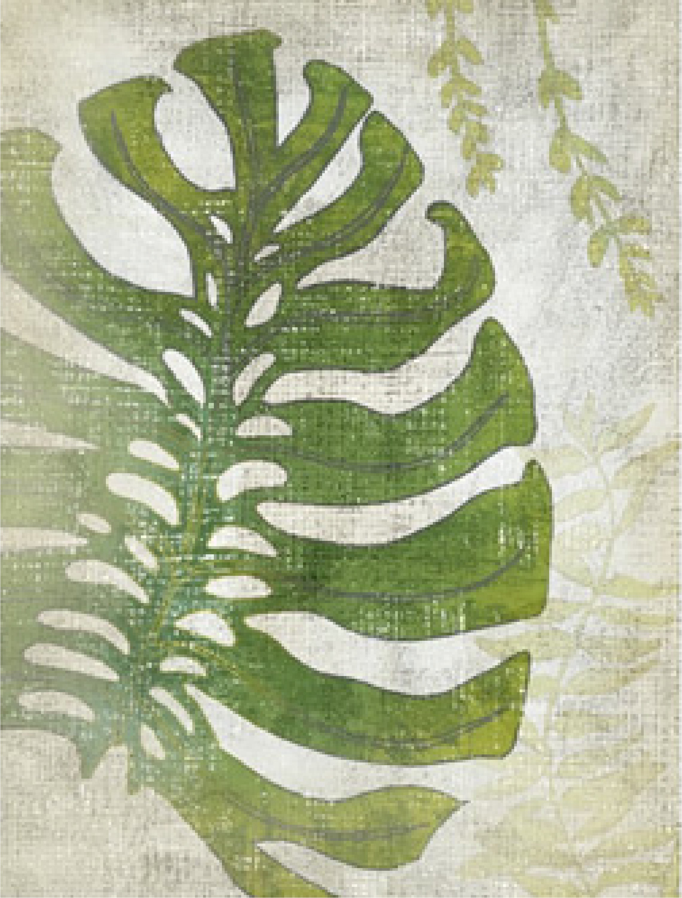 Indigo Floral on Linen 3