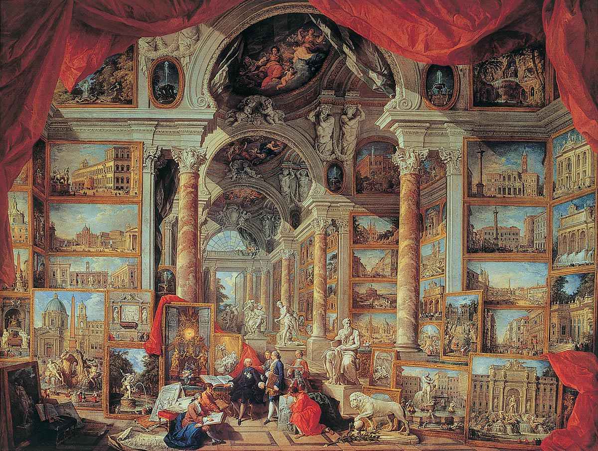 Vedute di Roma moderna Giclee